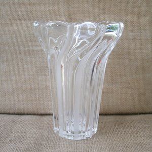 Mikasa Peppermint Frost Clear Glass Vase